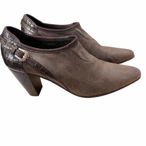 DONALD J PLINER Couture Collection Heeled Booties - Size 8M